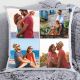 4 photos personalised cushion