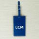 Personalised Initials Blue Luggage Tag
