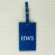 Blue Personalised Initials Luggage Tag