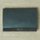 Engraved Initials Grey Card Holder