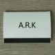 Personalised Initials White Card Holder