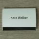 Personalised Name White Card Holder
