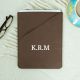 Personalised Initials Brown Tablet Case