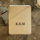 Personalised Initials Taupe Tablet Case
