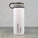 Two Lines White Sports Bottle