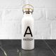 Initial & Name White Drink Bottle