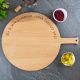 Round Message Personalised Serving Board