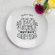 Eat, Drink and Be Married Personalised Plate
