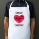 Father's day personalised apron