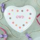 Flowers Personalised White Heart Jewellery Box