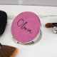 Personalised Pink Compact Mirror