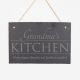Grandma's Kitchen Personalised Slate Sign