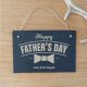 Father's Day Bow Tie Personalised Slate Sign