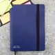 Monogram Blue Personalised Notebook