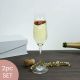 Custom birthday champagne glass