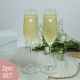 Parents of the bride champagne glass