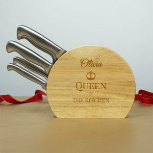 The Queen's 5pc Stainless Knife Set