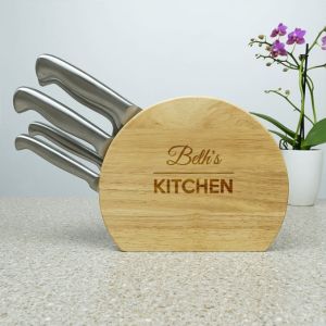 Their Personalised 5pc Stainless Knife Set