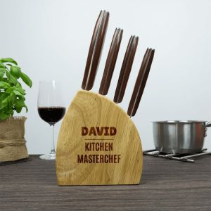 MasterChef 4pc Wooden Knife Set