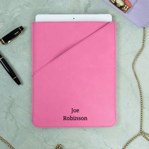 Personalised Name Pink Tablet Case