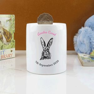 Rabbit Personalised Money Box