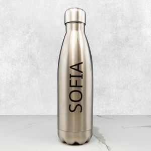 Scripted Name Steel Drink Bottle