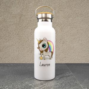Unicorn Personalised Drink Bottle