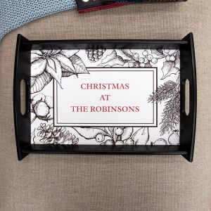 Personalised Christmas Serving Tray