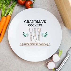 Personalised Chefs Garden Plate