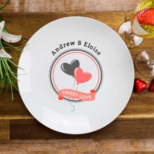 Love is in the Air Ceramic Plate