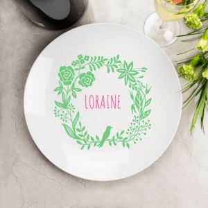 The Garden Personalised Plate