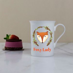 Foxy Personalised Bone China Mug