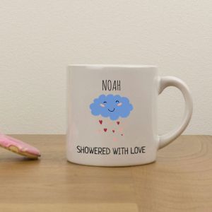 Shower of Hearts Personalised Children's Mug