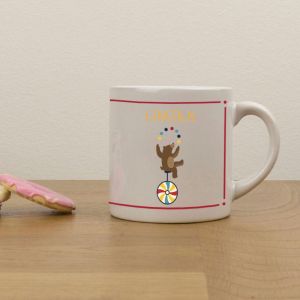 Circus Bear Personalised Children's Mug