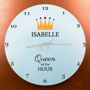 The Queen's Personalised Wall Clock