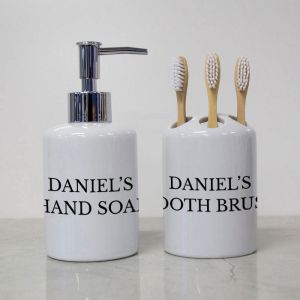 Your Personalised Message Bathroom Set