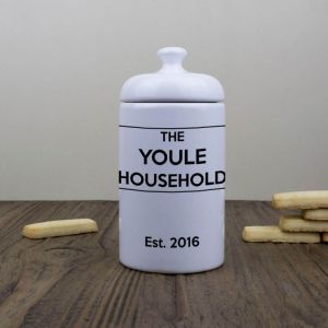 Personalised Household Storage Jar