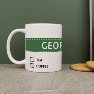 Personalised Drink Options Mug - Green