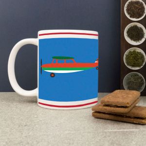 Personalised Ceramic Mug - Aeroplane Banner