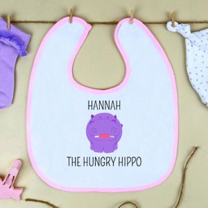The Hungry Hippo Personalised Bib