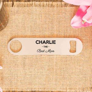 The Personalised Stainless Steel Bottle Opener