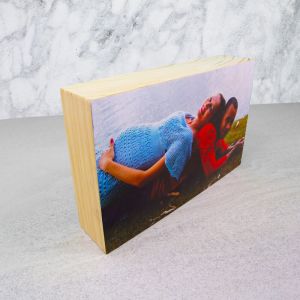 Wooden Photo Block Small Rectangle