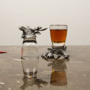 Moose Personalised Shot Glass Set