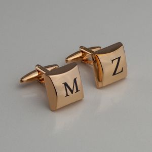 Rose Gold Personalised Cufflinks