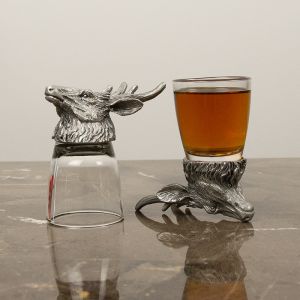 Deer Personalised Shot Glass Set