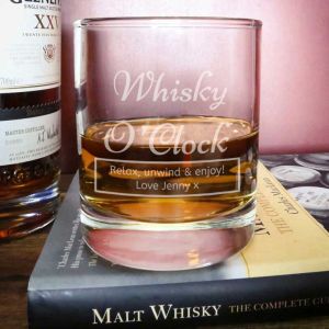 Personalised Whisky O'Clock Tumbler