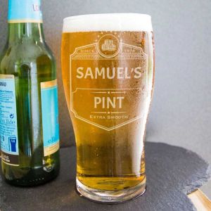 Personalised 'My Pint' Glass
