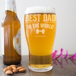 The Best Dad's Pint Glass