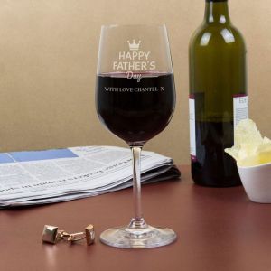 Father's Day Wine Glasses