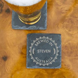 Coasters for a True Blue and His Brew